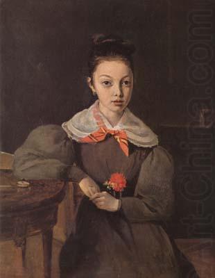 Jean Baptiste Camille  Corot Portrait de Mademoiselle Octavie Sennegon (mk11) china oil painting image